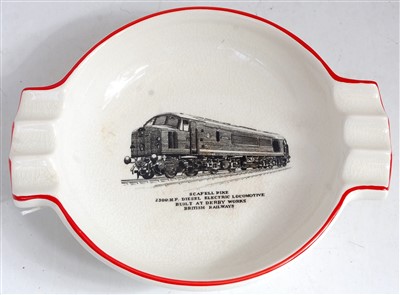 Lot 87 - A large complimentary ashtray presented by...