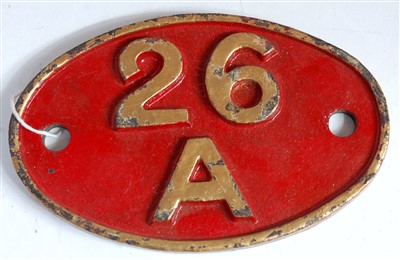 Lot 75 - A shed plate 26A Newton Heath