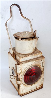Lot 57 - A railway tail lamp