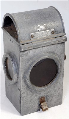 Lot 64 - A Tyers & Co Ltd lorry rear electric rear lamp...