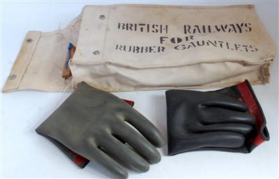 Lot 55 - A British Railways canvas bag duly marked...