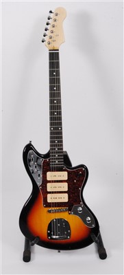Lot 611 - A Santander Jazz Master electric guitar, in tobacco sunburst finish