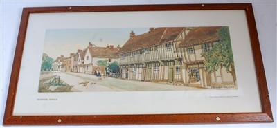 Lot 113 - An original Railway carriage print "Bildeston,...