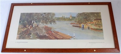 Lot 114 - An original railway carriage print "ST IVES,...