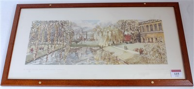 Lot 115 - An original railway carriage print "ST JOHNS...
