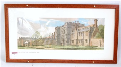 Lot 117 - An original railway carriage print "ST OSYTH,...