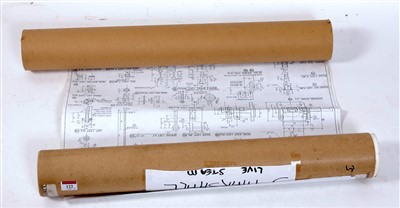 Lot 122 - Two tubes containing a quantity of 3" scale...