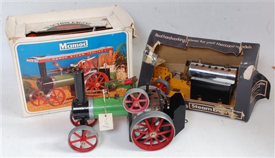 Lot 124 - Three various boxed and loose Mamod and...