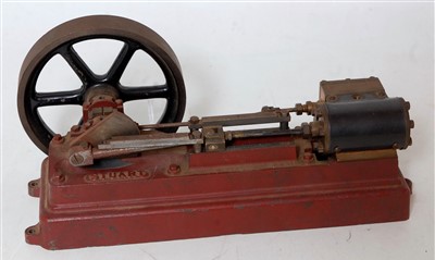 Lot 128 - A Stuart Turner horizontal stationary steam...