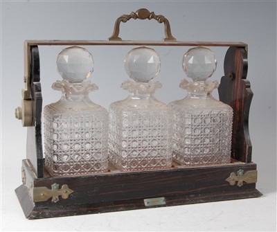 Lot 1265 - A late Victorian coromandel and silver plated...