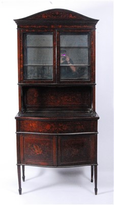 Lot 1399 - A circa 1900 Sheraton Revival mahogany and...
