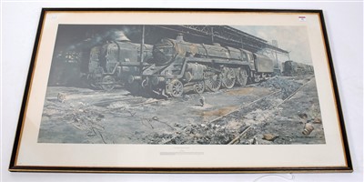 Lot 30 - A large framed and glazed David Shepherd print,...