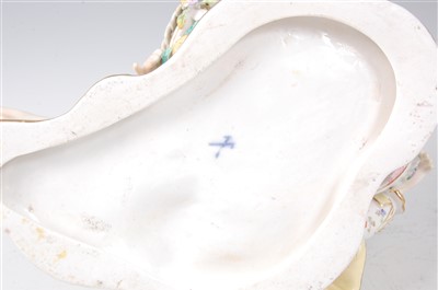 Lot 1014 - A pair of late 19th century Dresden porcelain...