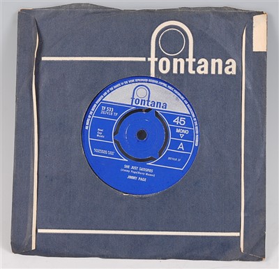 Lot 657 - Jimmy Page, She Just Satisfies/Keep Moving