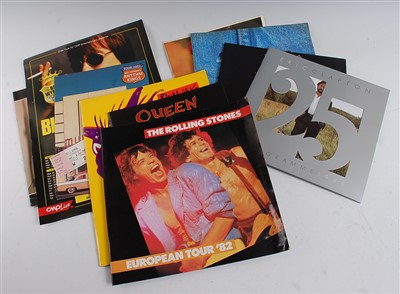 Lot 639 - A collection of music concert programmes many with tickets to include