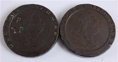 Lot 2189 - Great Britain, 1797 cartwheel twopence