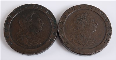 Lot 2190 - Great Britain, 1797 cartwheel twopence