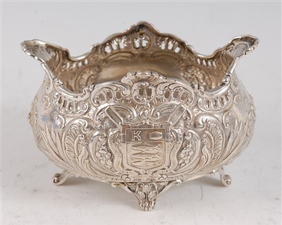 Lot 1088 - An Edwardian Scottish silver sugar bowl, of...