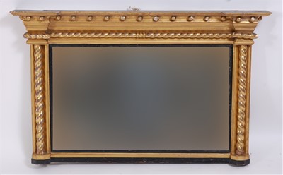 Lot 1432 - A Victorian giltwood and gesso overmantel...