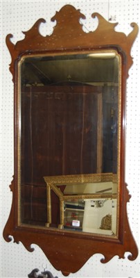 Lot 1499 - A late 19th century mahogany fret carved wall...