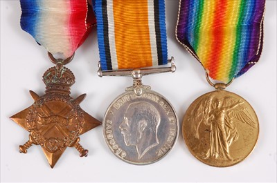Lot 338 - A WW I trio to include
