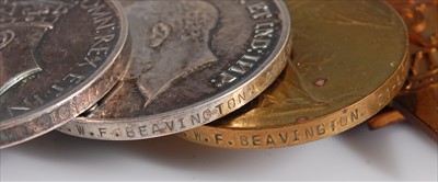 Lot 340 - A family group of ten medals to include