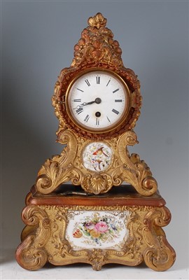 Lot 1384 - A late 19th century continental gilt...