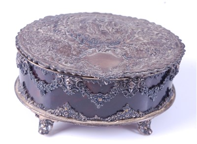 Lot 1147 - A 19th century white metal, gilt metal and...