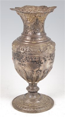 Lot 1161 - A 19th century continental white metal...