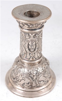 Lot 1158 - A late 19th century continental silver table...