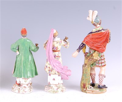 Lot 1013 - A pair of 19th century soft-paste porcelain...