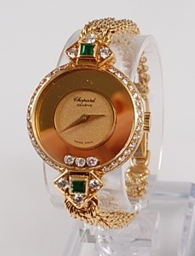 Lot 1249 - An 18ct yellow gold lady's Chopard 'Happy...
