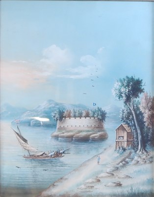 Lot 1325 - Mid-20th century Chinese school - Shipping and...