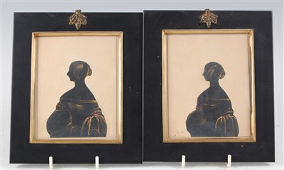 Lot 1293 - 19th century English school - Portrait...