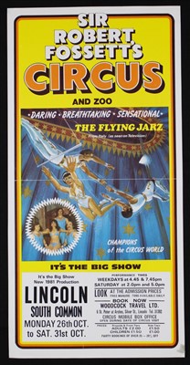 Lot 9 - Sir Robert Fossett’s circus posters, 1980’s (8)