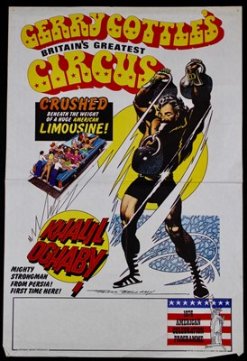 Lot 19 - Gerry Cottle’s circus posters designed by...