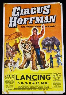 Lot 22 - Circus Hoffman posters, 1970’s (3)