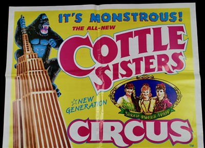 Lot 34 - Large Cottle Sisters and Gerry Cottle posters,...