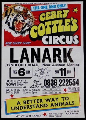 Lot 44 - Gerry Cottle’s Circus posters (3)