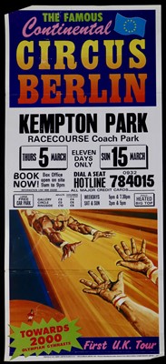 Lot 45 - Circus Berlin posters (3)