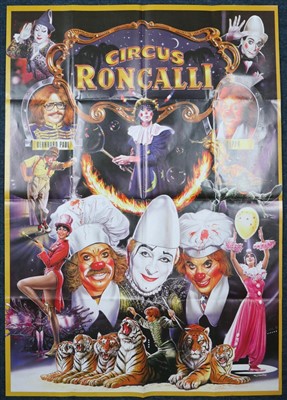 Lot 49 - Large Circus Roncalli and Funfair posters (2)