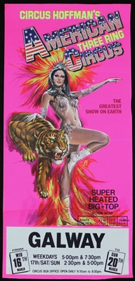 Lot 50 - Circus Hoffman’s 3 Ring Circus posters, 1980’s...