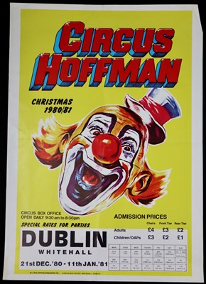 Lot 54 - Circus Hoffman posters, 1980’s (3)