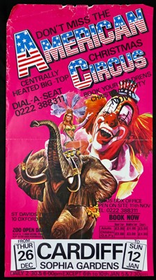 Lot 57 - American Circus Posters, 1980’s (5)