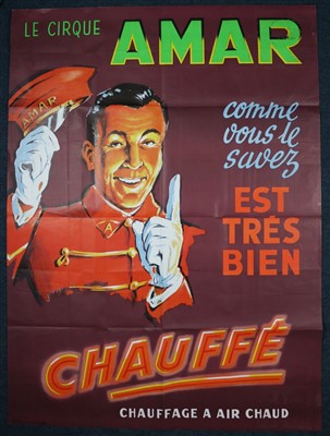 Lot 81 - Large Cirque Amar poster (1)