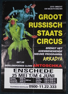 Lot 86 - Two large European Circus posters (2)