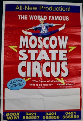 Lot 94 - Two large Moscow State Circus posters (2)