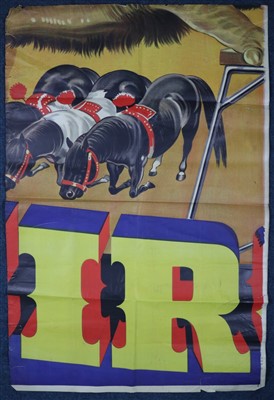 Lot 105 - Large stock poster in 4 sheets (1)