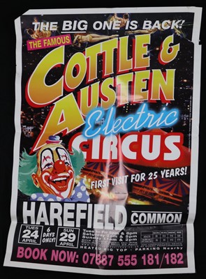 Lot 111 - Modern circus posters – Berserk, Zyair, Santus,...