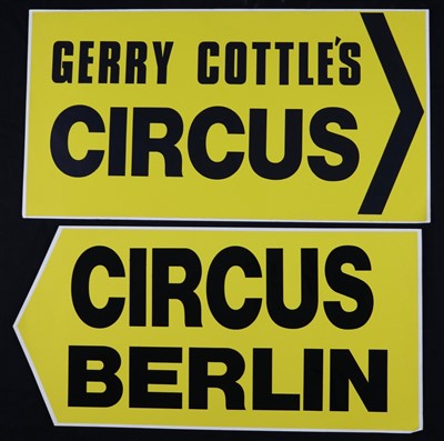 Lot 113 - Circus posters – Gerry Cottle, Cottle and...